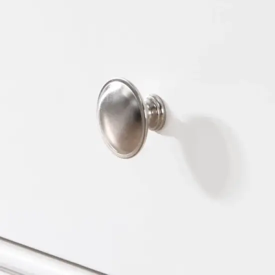 Edmond 1 Drawer Nightstand with USB White - ClickDecor image {3}