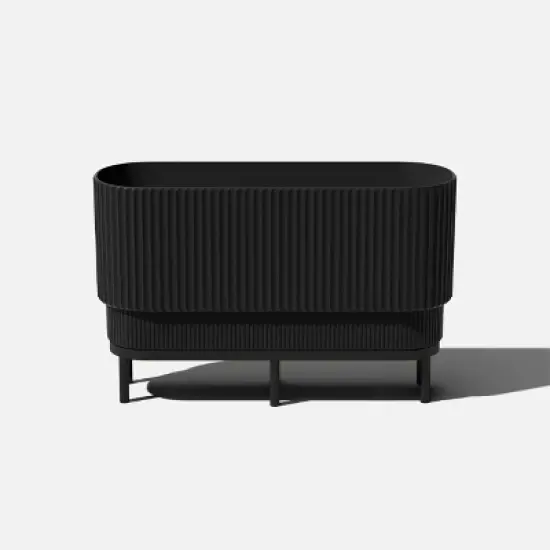 Veradek Demi Series Raised Demi Long Planter with Stand image {7}