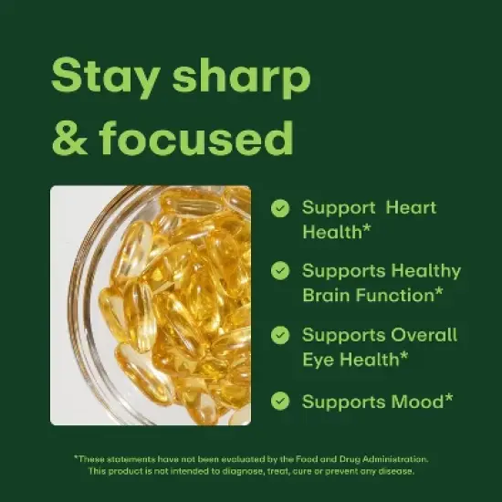 WellWithAll Omega-3 Softgels - 60ct image {2}