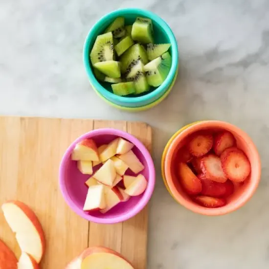 morepeas Silicone Baby Snack Bowl - Melon image {3}
