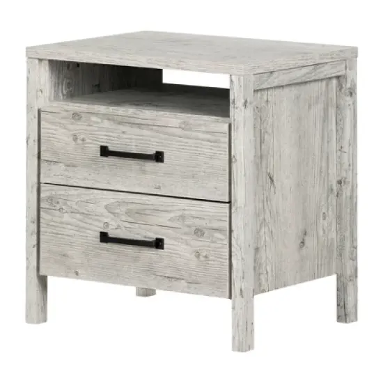 Gravity 2 Drawer Nightstand - South Shore image {10}