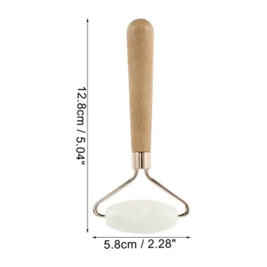 Unique Bargains Simple Portable Facial Roller White 1 Pc image {1}