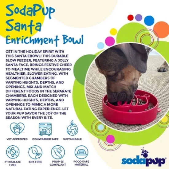 Santa Design eBowl Enrichment Slow Feeder Bowl for Dogs image {1}