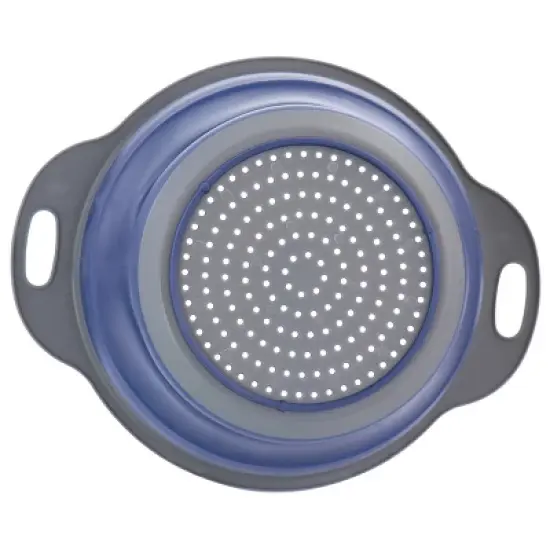 Oster Bluemarine Collapsible Plastic Colander in Blue image {2}