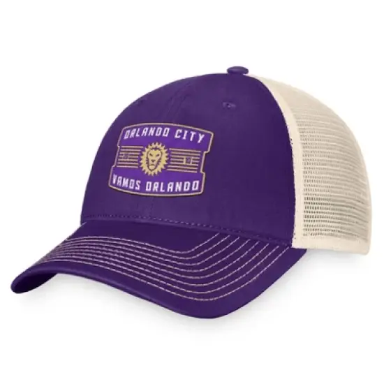 MLS Orlando City SC Relaxed Fit Mesh Back Hat: Cotton, Back Snap, Tagless image {4}