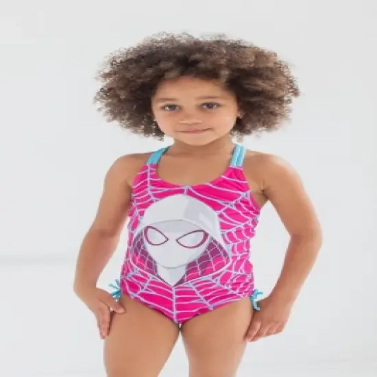 Marvel Spider-Man Ghost-Spider Girls One Piece Bathing Suit Toddler image {1}