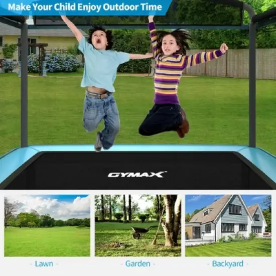 Costway 6FT Kids Recreational Trampoline W/Swing Safety Enclosure Indoor/Outdoor image {4}