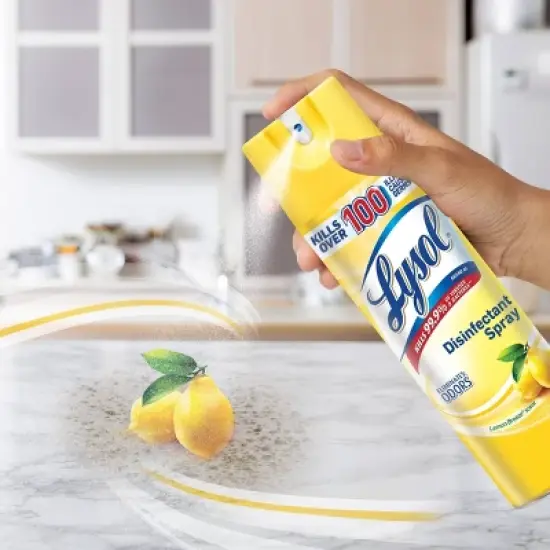 Lysol Lemon Disinfectant Spray - 19oz/2ct image {2}