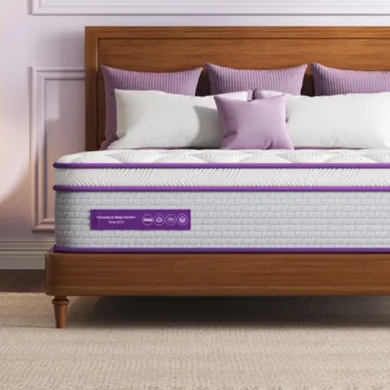 Sersper 8 inch Memory Foam Spring Hybrid Mattress - Compatible with Platform Bed, Box Spring, or Slat Base image {3}