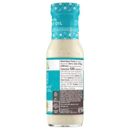 Primal Kitchen Dairy-Free Ranch Dressing with Avocado Oil - 8 fl oz image {3}