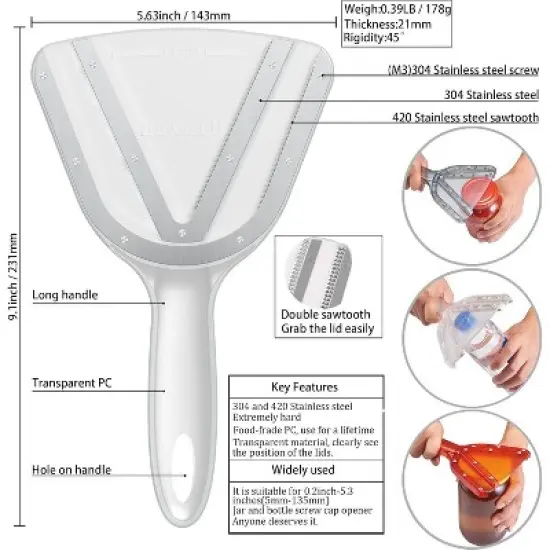 Seniors with Arthritis,Patent | Unique Kitchen Gadgets, Christmas Gifts for Elderly/Women/Men image {1}