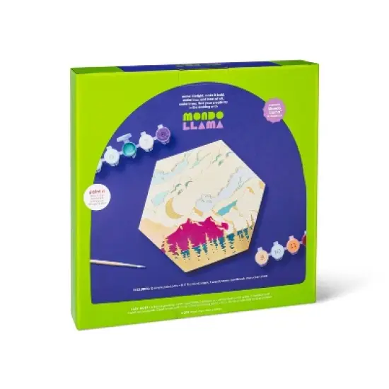 2pk Paint by Number Wood Cirlces - Mondo Llama&trade; image {2}