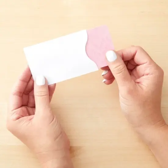 Stockroom Plus 500 Pack Blank Keycard Envelope Sleeves, Card Protectors, White, 3.5 x 2.3 In image {3}