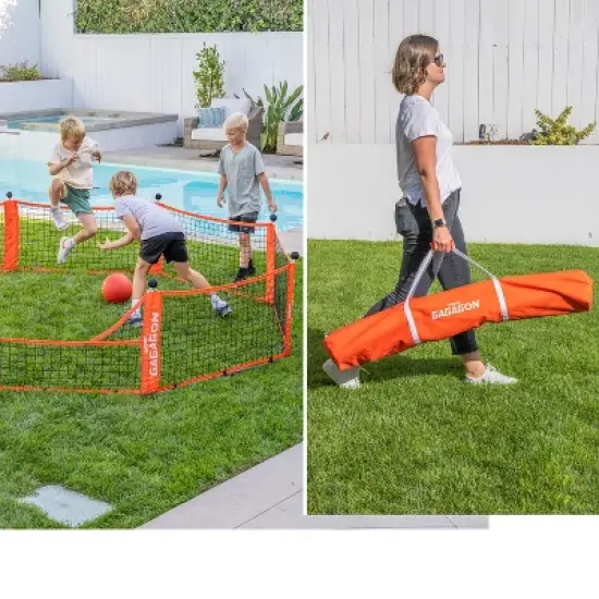 GoSports Gagagon Gaga Ball Pit - Portable Indoor/Outdoor Game Set - Includes 2 Balls and Carrying Case image {3}