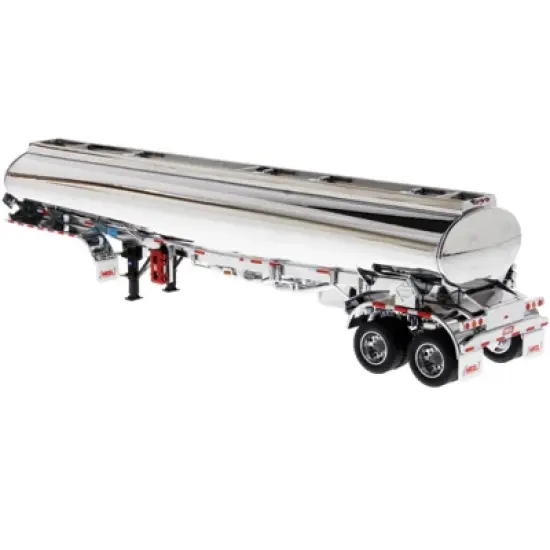 Heil Fleet Duty TM 9300/DT-C4 Petroleum Tanker Trailer Chrome "Transport Series" 1/50 Diecast Model by Diecast Masters image {2}