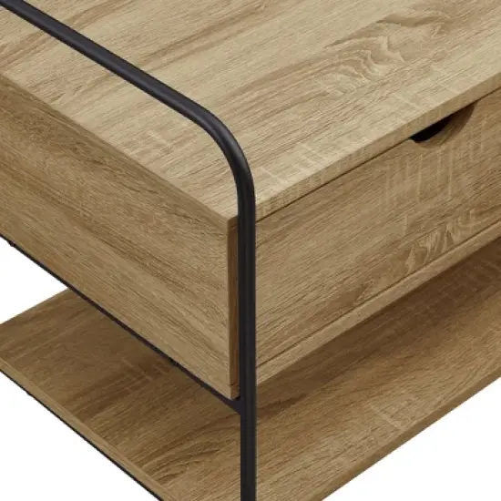 Modern 2 Drawer Storage Entry Bench - Saracina Home image {7}