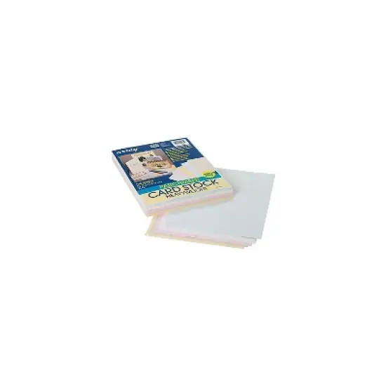Pacon Array 65 lb. Cardstock Paper 8.5" x 11" Assorted Colors 100 Sheets/Pack (101235) P101235 image {1}
