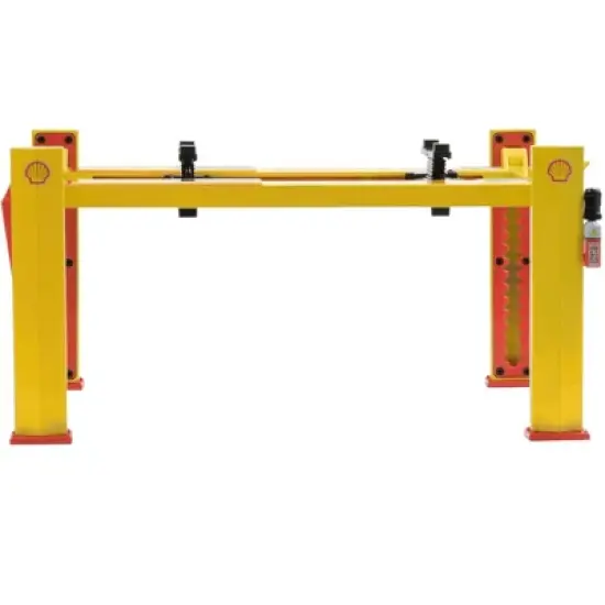 Adjustable Four Post Lift "Shell Oil" #2 for 1/18 Scale Diecast Model Cars by Greenlight image {2}