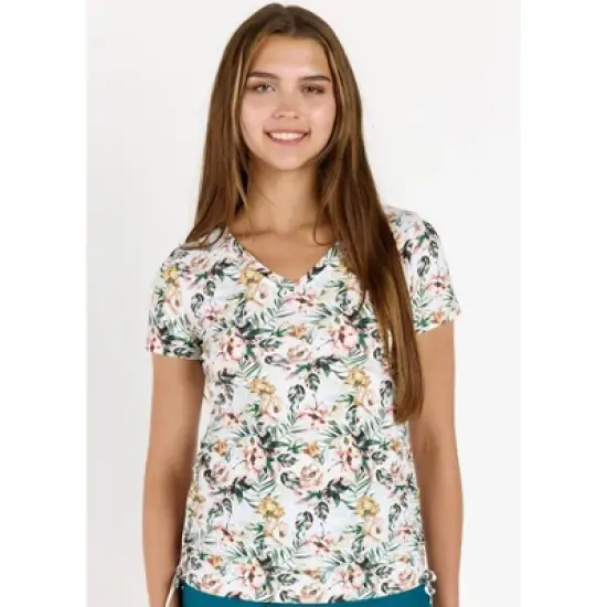 Calypsa Womens V-Neck Adele Swim Top image {4}