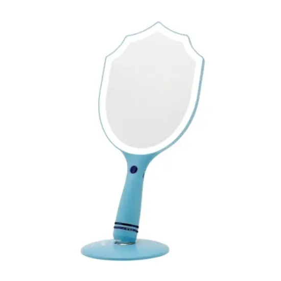 Impressions Vanity Cinderella LED Handheld Makeup Mirror With Standing Base image {3}