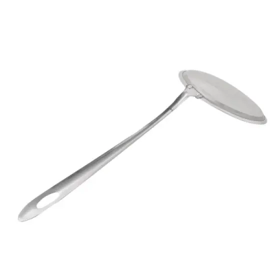 Unique Bargains Home Stainless Steel Oil Spice Flour Sediment Mesh Strainer Silver Tone 3.9 Dia 1 Pc image {2}