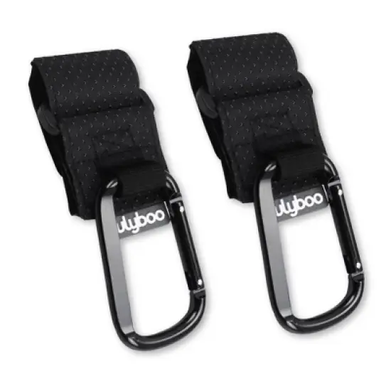 Lulyboo Stroller Hook Clips Set - Black image {12}