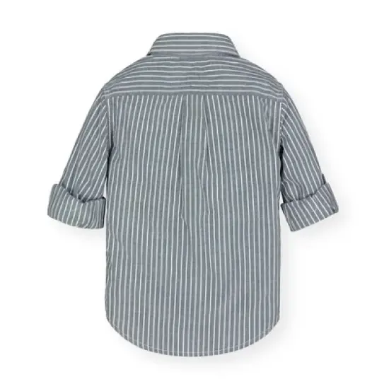 Hope & Henry Boys' Organic Cotton Twill Button Down Shirt, Infant image {4}