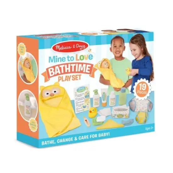 Melissa & Doug Mine to Love Changing & Bathtime Play Set image {3}