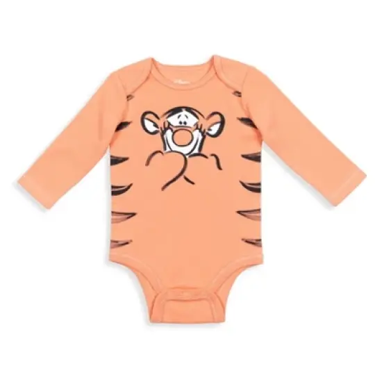 Disney Lion King Winnie the Pooh Mickey Mouse Baby 5 Pack Bodysuits Newborn to Infant image {2}