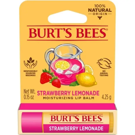Burt's Bees Strawberry Lemonade Lip Balm - 0.15oz image {7}