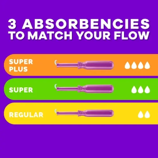 Tampax Compact Radiant Regular Absorbency Unscented Tampons - 28ct image {9}