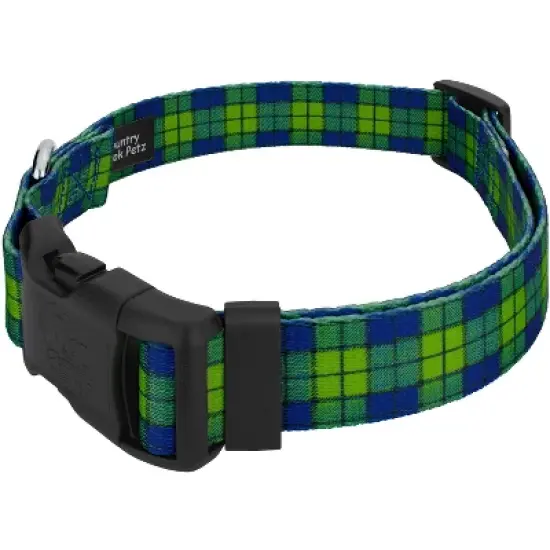 Country Brook Petz Deluxe Dog Collar - Plaid and Argyle Collection - Made in The U.S.A. image {1}