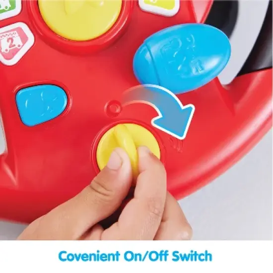 Kidoozie Rev N Roll Activity Wheel, Interactive Steering Activity with Bilingual Learning for Children ages 2+ image {4}