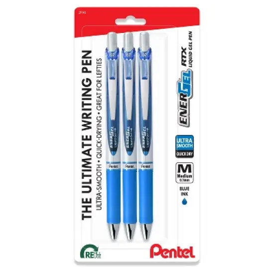 Pentel EnerGel 3pk Gel Pen image {9}