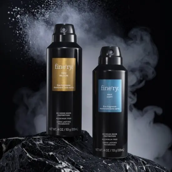 fine'ry. Men's Deodorant Spray - Two Billion - 4oz image {4}