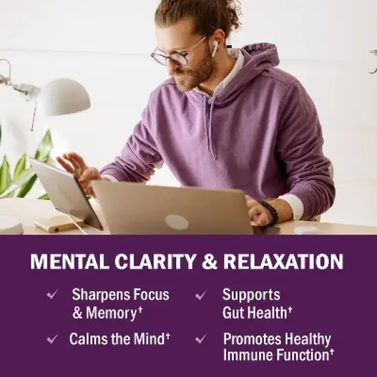 Mushroom Gummies for Adults, 10in1 Mushroom Supplement for Mood and Focus with Lions Mane, Turkey Tail, & More, Raspberry Flavor, Bioschwartz, 60ct image {1}