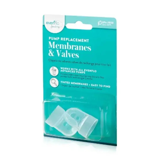 Evenflo Breast Pump Replacement Membranes And Valves 2ea image {4}