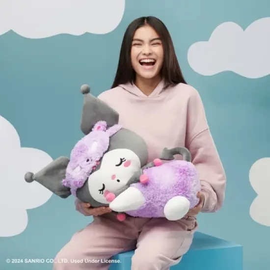 Hello Kitty Kids' 18" Sleeping Plush Kuromi W1 image {8}