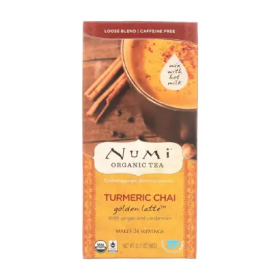 Numi Turmeric Chai Golden Latte Tea - Case of 6/2.12 oz image {1}