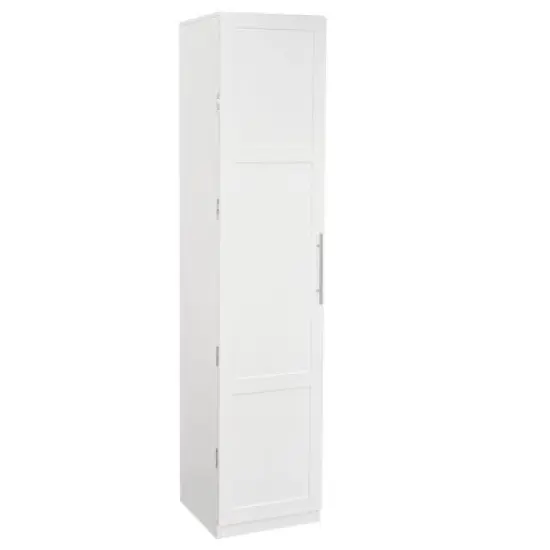 MOEPISY Kitchen Pantry Cabinet, White Freestanding Buffet Cupboards Sideboard with Doors & Shelves image {8}