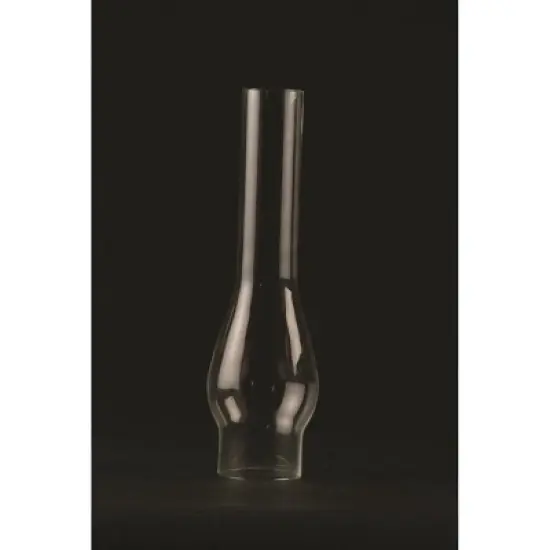 W. N. De Sherbinin Clear Glass Rayo Lamp Chimney, Replacement Hurricane Globe Measures 2 5/8 In Diam Base x 12 Inch High for Oil or Kerosene Lanterns image {1}