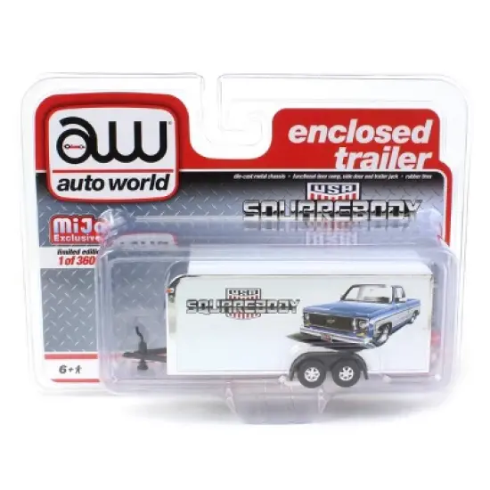Auto World 1/64 Enclosed Trailer by Auto World, Squarebody USA CP7799 image {4}