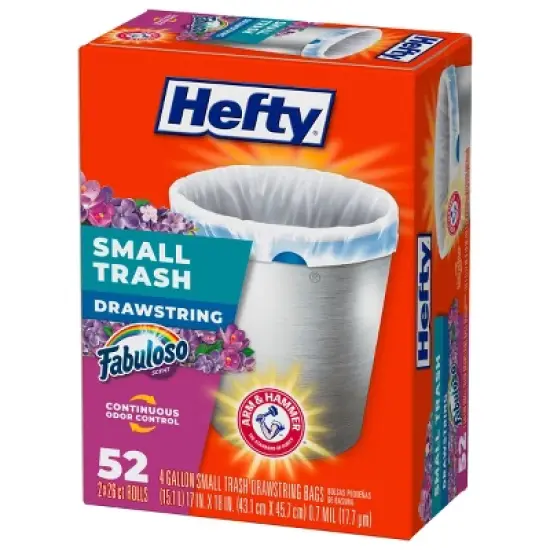 Hefty Fabuloso Trash Bag - Small - 52ct image {2}