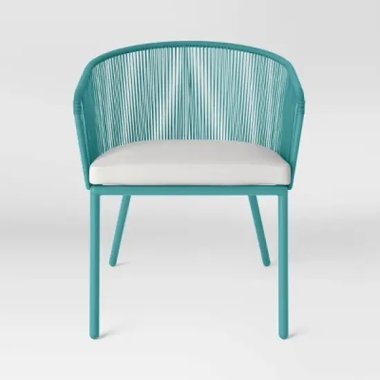 Fisher 3pc Deep Seating Patio Chat Set - Blue-Green - Project 62&trade; image {3}