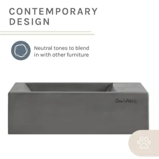 Duke Pet Bowl 13'' in Dark Grey image {5}