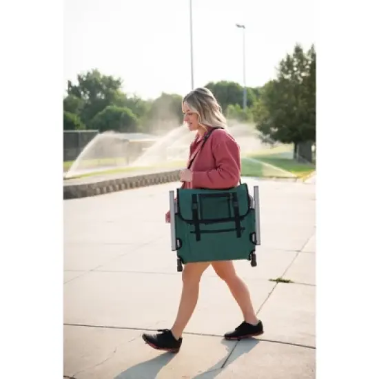 Stansport Folding Stadium Seat With Arms Green/Tan image {4}