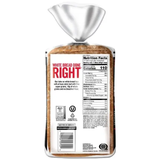 Dave's Killer Bread Organic White Bread Done Right - 24oz image {7}