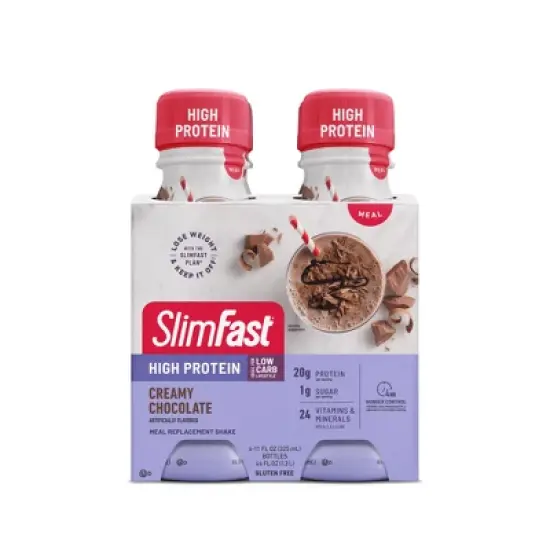SlimFast Advanced Nutrition High Protein Meal Replacement Shakes - Creamy Chocolate

 image {7}