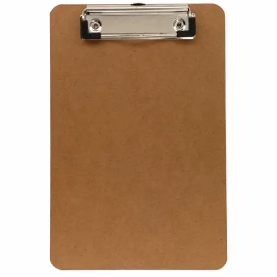 Small clipboards 6x9 A5 Clipboard with Low Profile Clip, Memo Size Hardboard Clip Board for Nursing, Office, Home or School Supplies - by Enday image {6}