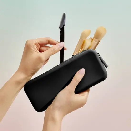 Kitsch Dermaplaning Set Facial Rollers - Black - 12pc image {2}